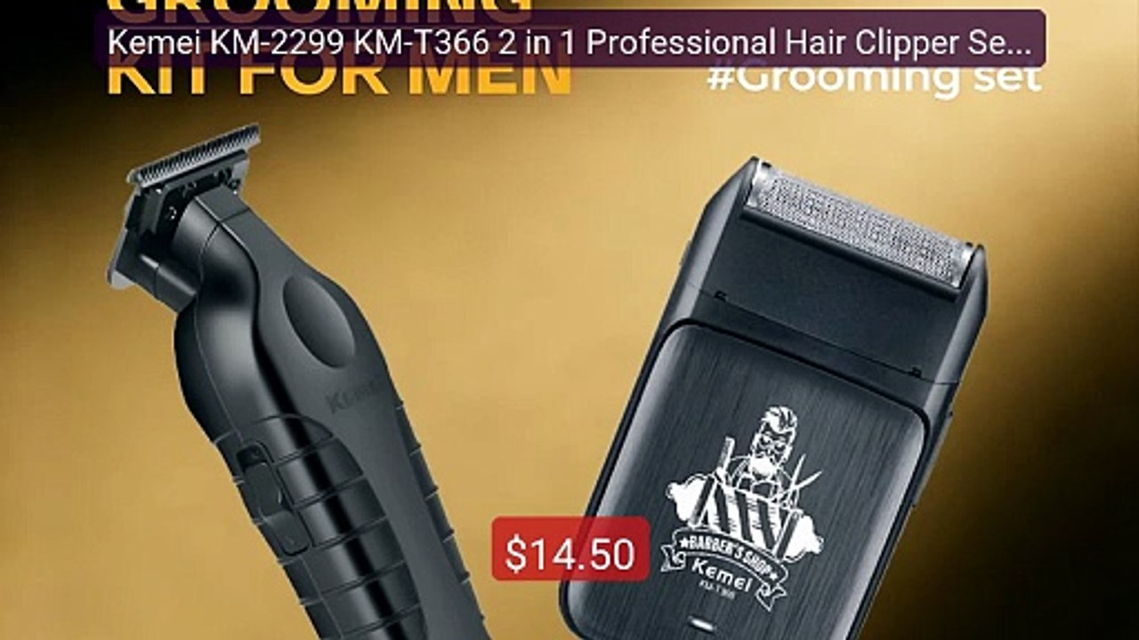 Kemei KM-2299 KM-T366 2 in 1 Professional Hair Clipper Set for Men... -- Best Deal 2026 | Shop Now!