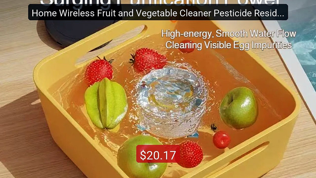 Home Wireless Fruit and Vegetable Cleaner Pesticide Residue... -- Top Pick 2026 | Unbeatable Price!