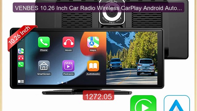 VENBES 10.26 Inch Car Radio Wireless CarPlay Android Auto Car Multi... Top Rated 2026 | Buy Now!