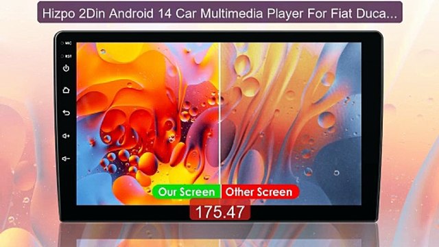Hizpo 2Din Android 14 Car Multimedia Player For Fiat Ducato3 2006-2... Top Rated 2026 | Buy Now!
