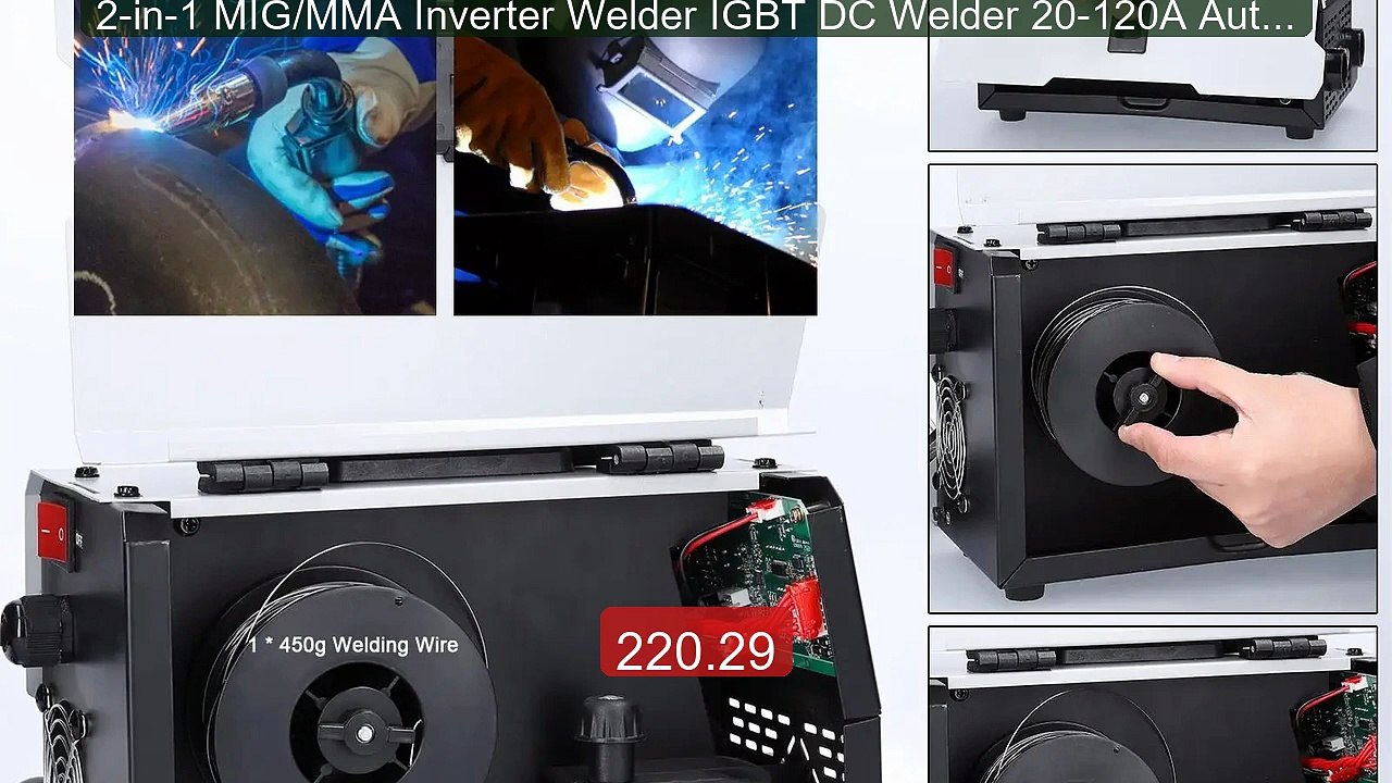 2-in-1 MIG/MMA Inverter Welder IGBT DC Welder 20-120A Automatic Wi... -- Best Deal 2026 | Shop Now!