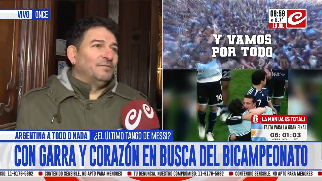 Tatuó a varios jugadores de la Selección Argentina