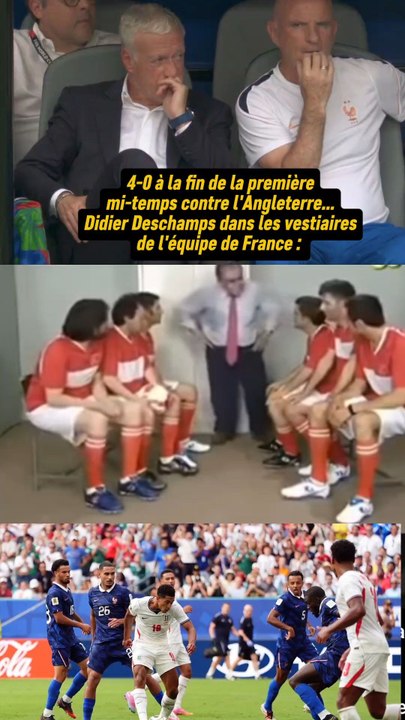 Didier Deschamps dans les vestiaires 😅
