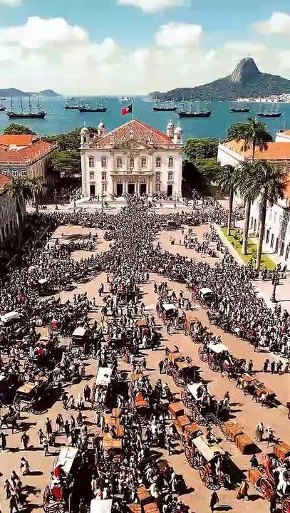 Cheguei no Rio de Janeiro em 1808. Quinze mil portugueses chegaram junto