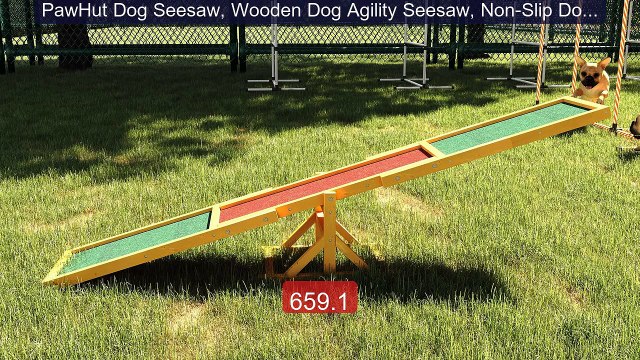 PawHut Dog Seesaw, Wooden Dog Agility Seesaw, Non-Slip Dog Agility... Best Deal 2026 | Shop Now!