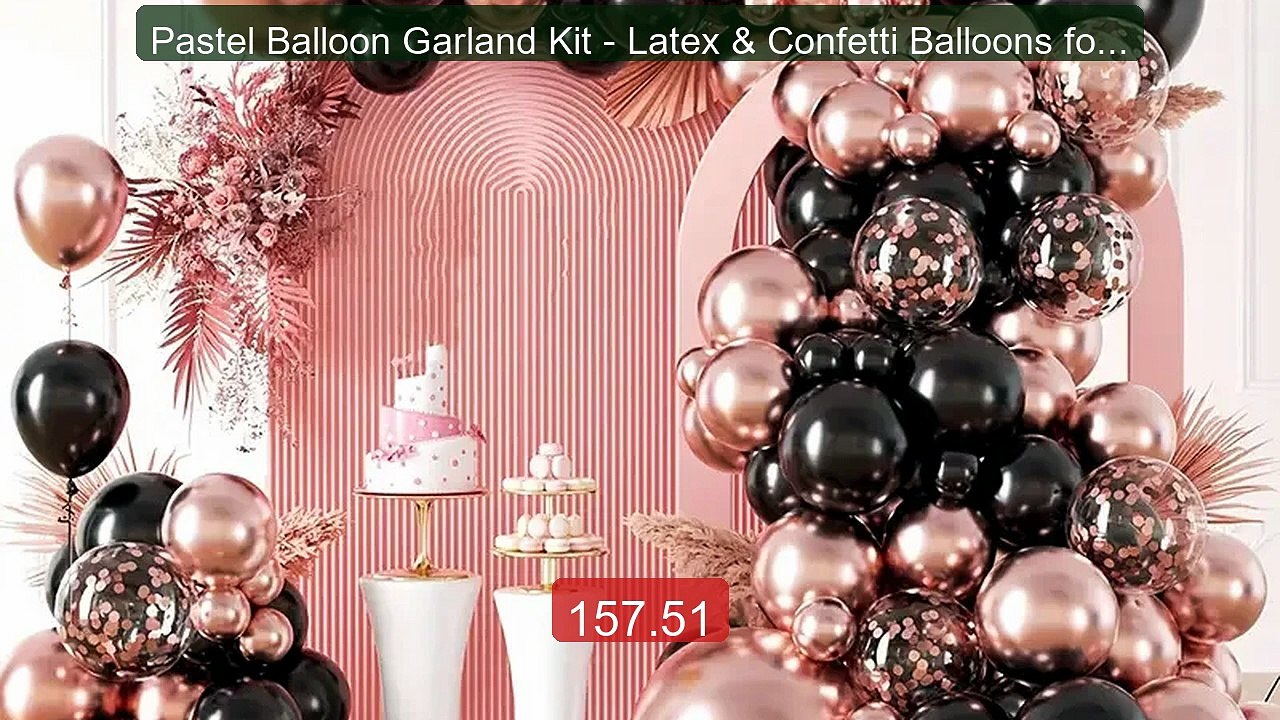 Pastel Balloon Garland Kit - Latex & Confetti Balloons for Kids Bir... -- Top Rated 2026 | Buy Now!