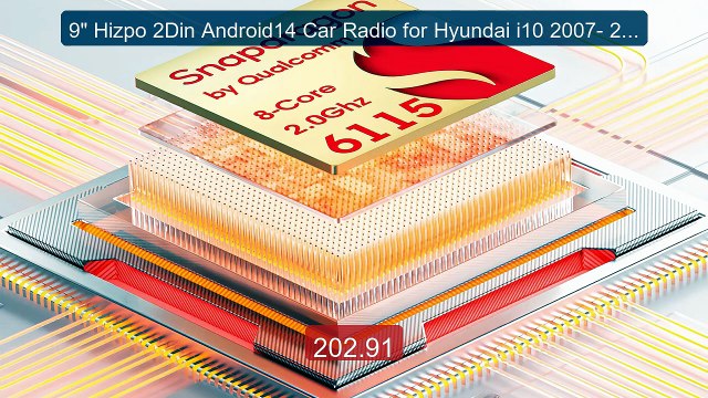 9 Hizpo 2Din Android14 Car Radio for Hyundai i10 2007- 2013 ... Amazing Value 2026 | Must Have!