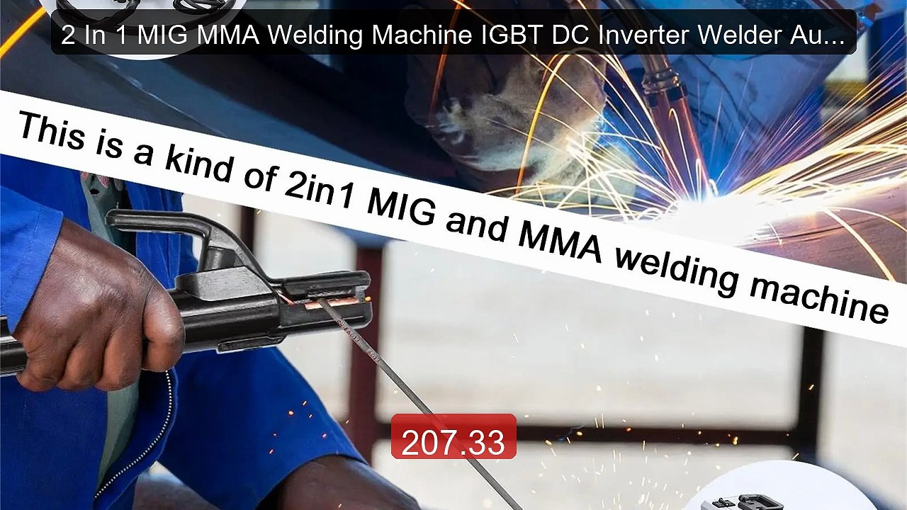 2 In 1 MIG MMA Welding Machine IGBT DC Inverter Welder Auto... -- Top Pick 2026 | Unbeatable Price!