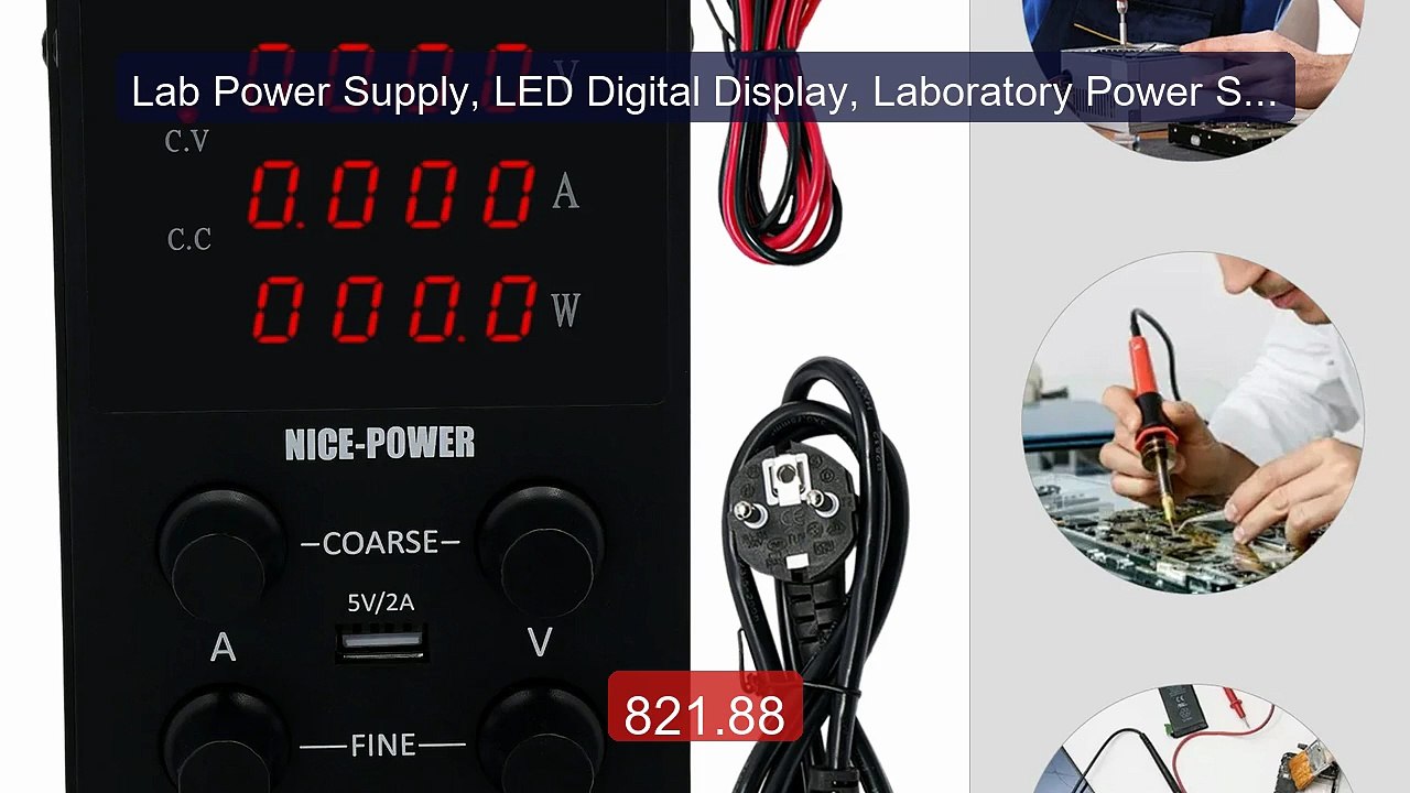 Lab Power Supply, LED Digital Display, Laboratory Power Supply... -- Best Buy 2026 | Great Quality!