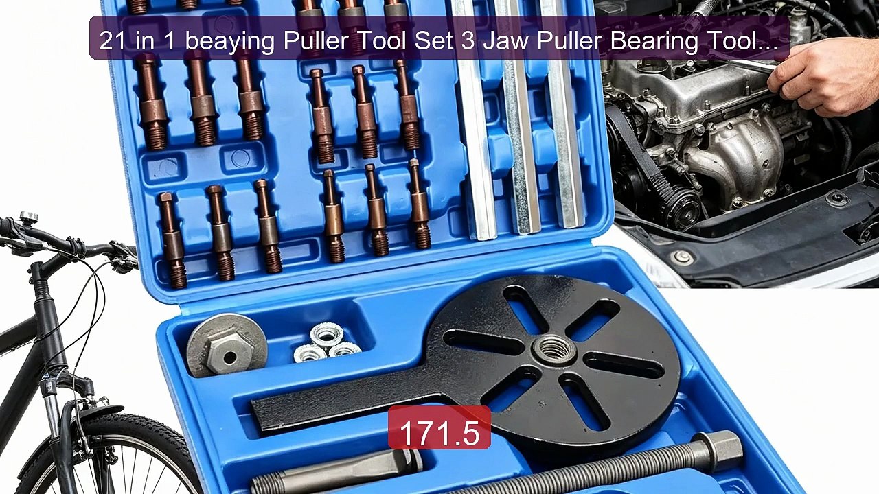 21 in 1 beaying Puller Tool Set 3 Jaw Puller Bearing Tool T... -- Top Pick 2026 | Unbeatable Price!