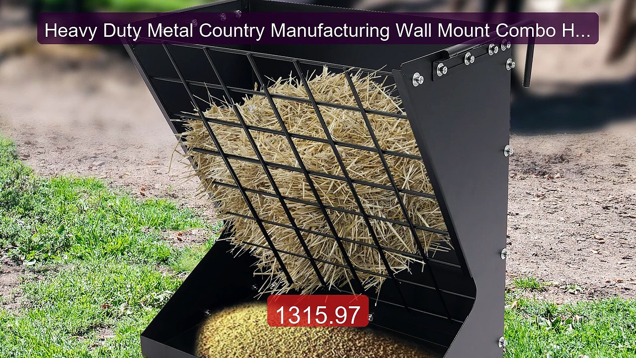 Heavy Duty Metal Country Manufacturing Wall Mount Combo Horse ... -- Best Buy 2026 | Great Quality!
