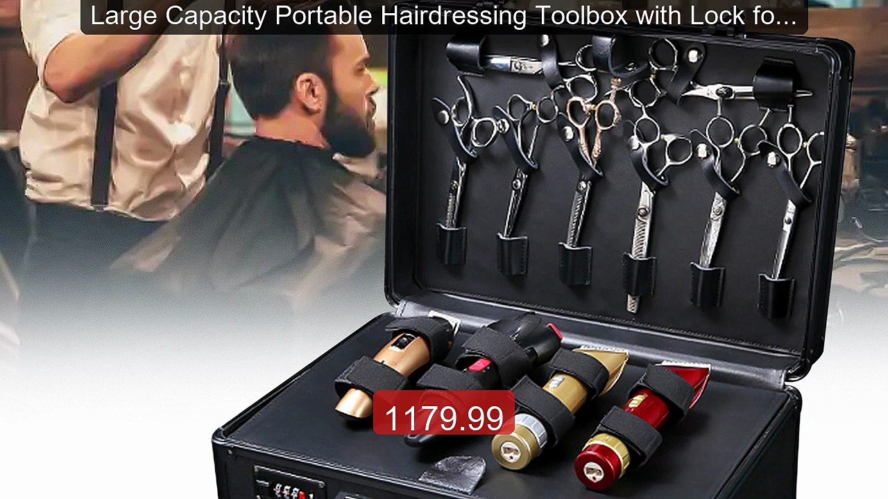 Large Capacity Portable Hairdressing Toolbox with Lock for ... -- Top Pick 2026 | Unbeatable Price!