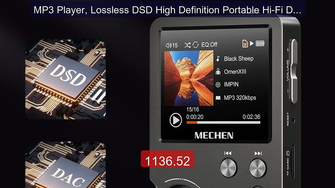 MP3 Player, Lossless DSD High Definition Portable Hi-Fi Digital Au... -- Best Deal 2026 | Shop Now!