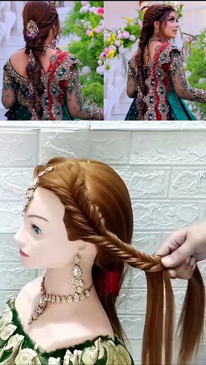 Easy open hairstyle for girls