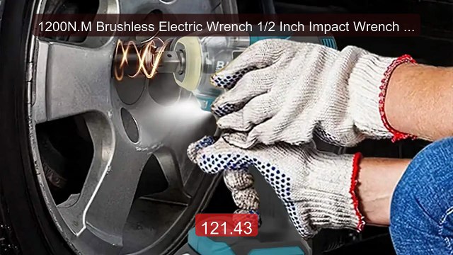 1200N.M Brushless Electric Wrench 1/2 Inch Impact Wrench El... Top Pick 2026 | Unbeatable Price!