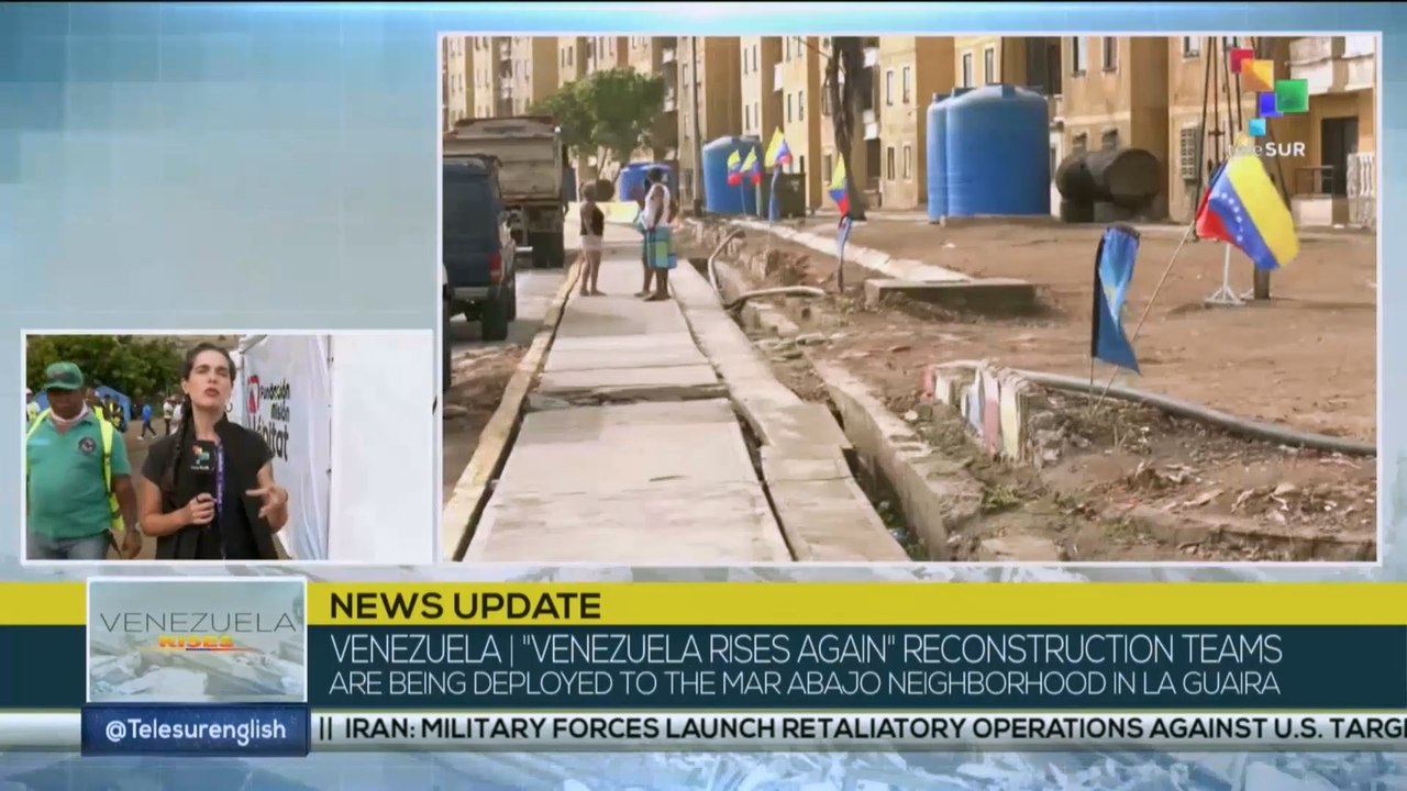 “Venezuela Rises Again” reconstruction teams are being deployed to the Mar Abajo neighborhood