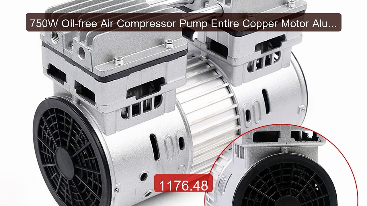 750W Oil-free Air Compressor Pump Entire Copper Motor Alumi... -- Top Pick 2026 | Unbeatable Price!
