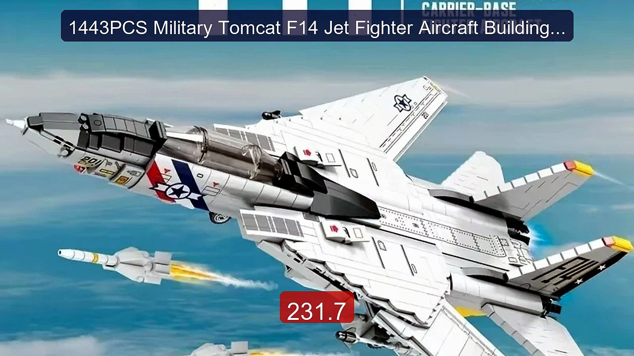 1443PCS Military Tomcat F14 Jet Fighter Aircraft Building Blocks C... -- Best Deal 2026 | Shop Now!