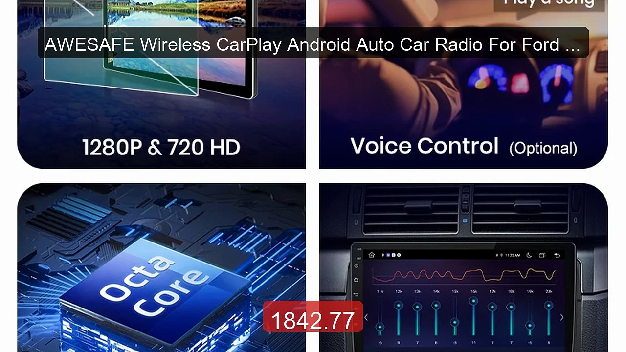 AWESAFE Wireless CarPlay Android Auto Car Radio For Ford Mondeo 4 ... -- Best Deal 2026 | Shop Now!