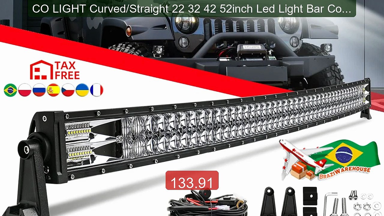 CO LIGHT Curved/Straight 22 32 42 52inch Led Light Bar Combo Beam ... -- Best Deal 2026 | Shop Now!