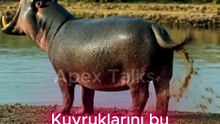 🦛 Su Aygırlarının Şaşırtıcı Davranışı! Kuyruklarını Neden Pervane Gibi Çeviriyorlar?