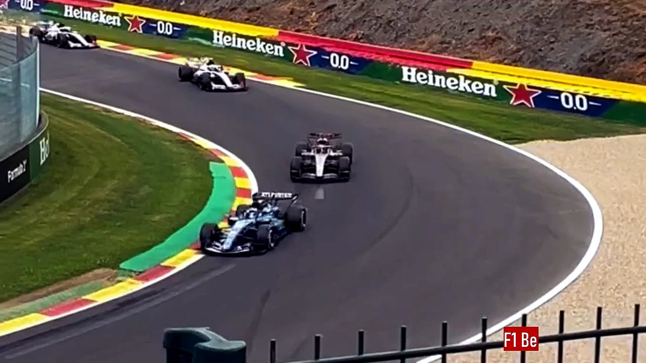 Dramatic race  first lap Kimi Antonelli beat Leclerc and Win BelgianGP
