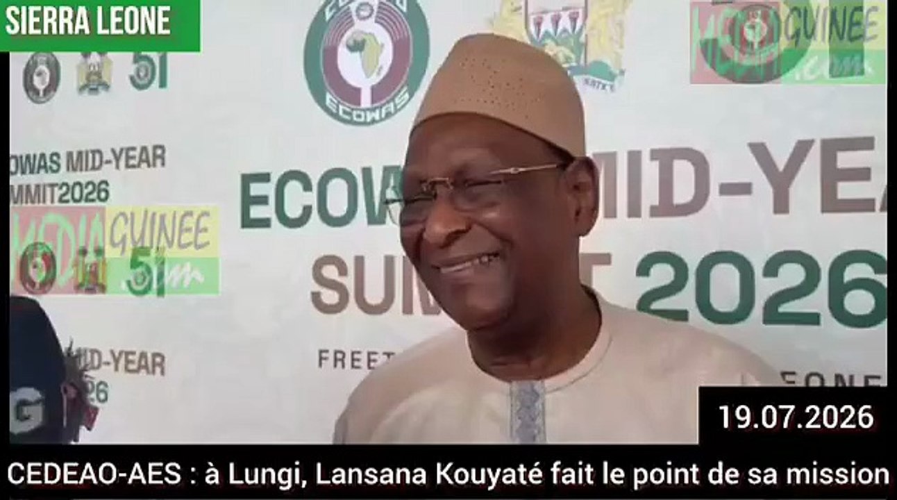 ‎🟣69ᵉ sommet de la CEDEAO – Lansana Kouyaté : « La mission que la CEDEAO m’a confiée n’est pas de ramener les pays de l’AES au sein de la Commission »☑️