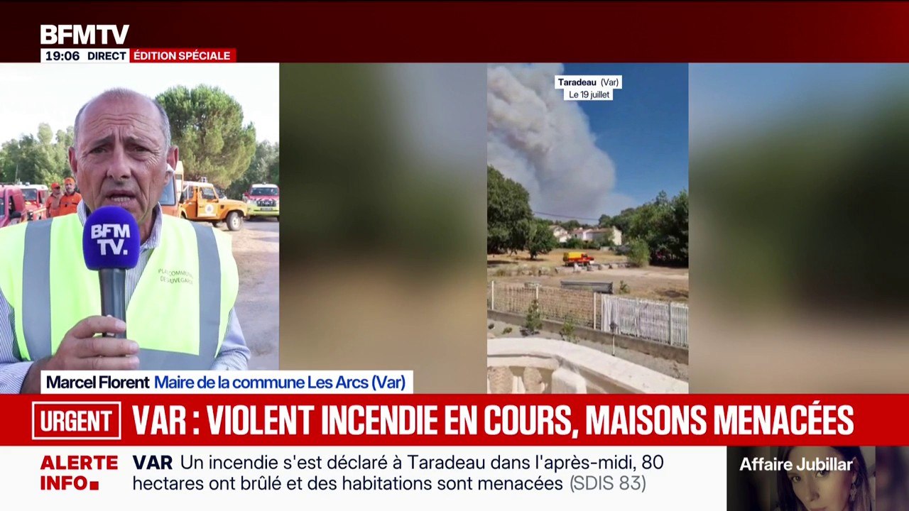 Incendie dans le Var: le maire des Arcs appelle à une "vigilance extrême" dans les prochaines heures