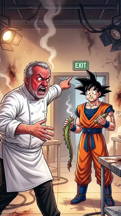 E se o Goku tentasse cozinhar no MasterChef Brasil? #dbz #dragoball #goku #ia