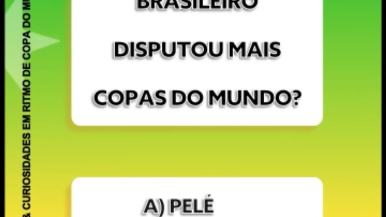 Quiz 37 - BRASIL RUMO AO HEXA!