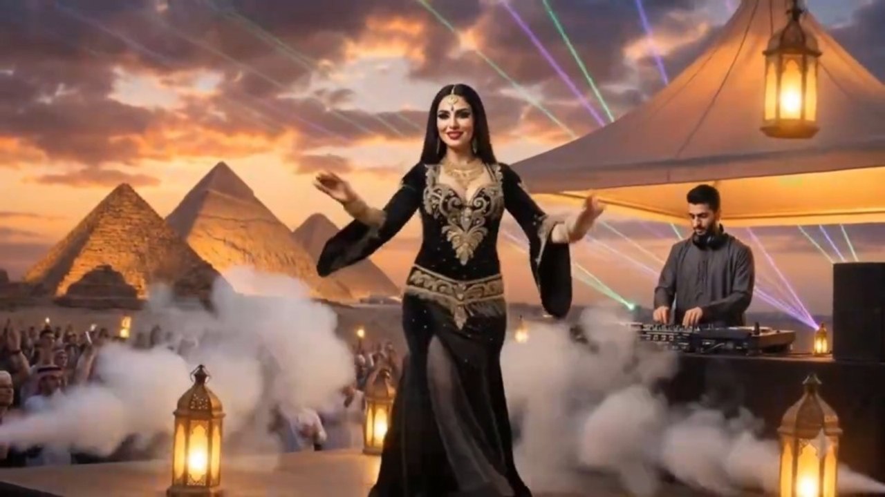 Habibi Fi Al-Layl 🌙 Arabic Belly Dance _ Afro Deep House 2026 _ Darbuka Oriental DJ Remix