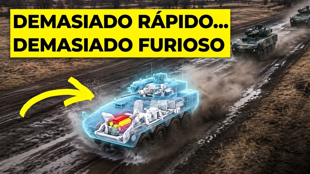 ¡Polonia le manda a Ucrania un blindado tan rápido que Rusia ni lo ve venir!