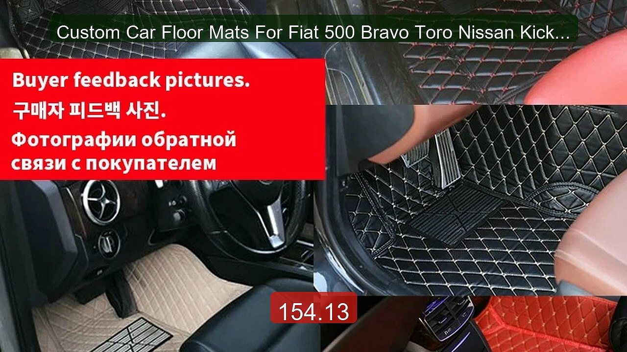 Custom Car Floor Mats For Fiat 500 Bravo Toro Nissan Kicks ... -- Top Pick 2026 | Unbeatable Price!