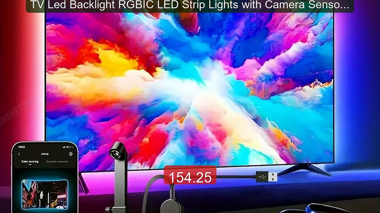 TV Led Backlight RGBIC LED Strip Lights with Camera Sensor ... -- Top Pick 2026 | Unbeatable Price!