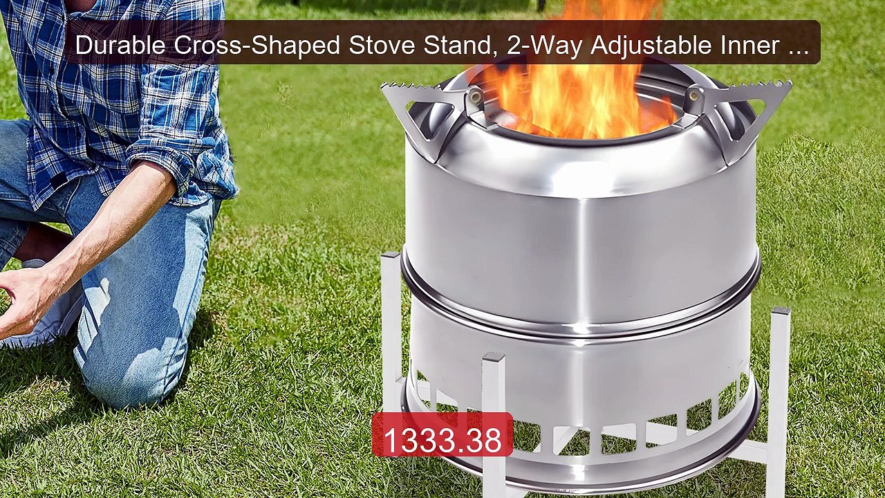 Durable Cross-Shaped Stove Stand, 2-Way Adjustable Inner Lengt... -- Hot Deal 2026 | Limited Offer!