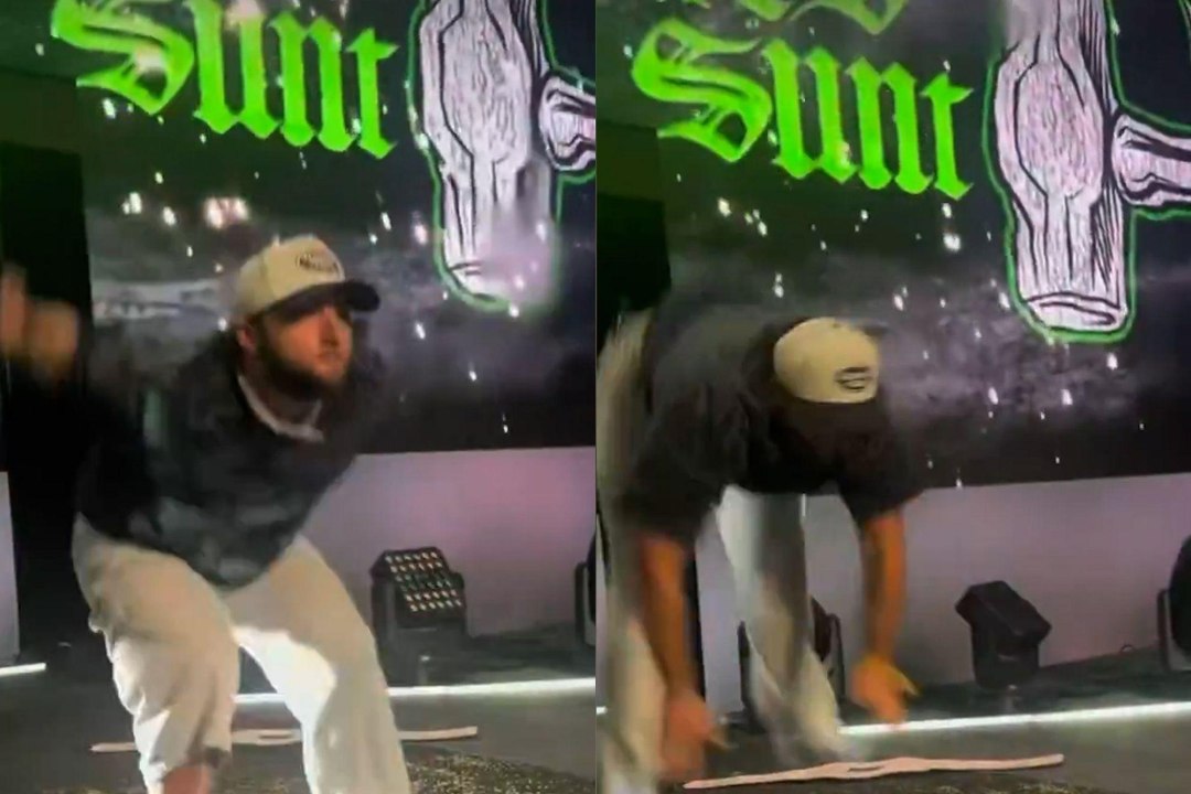 Cam Skattebo arriesga su pierna lesionada con una voltereta y desata la polémica