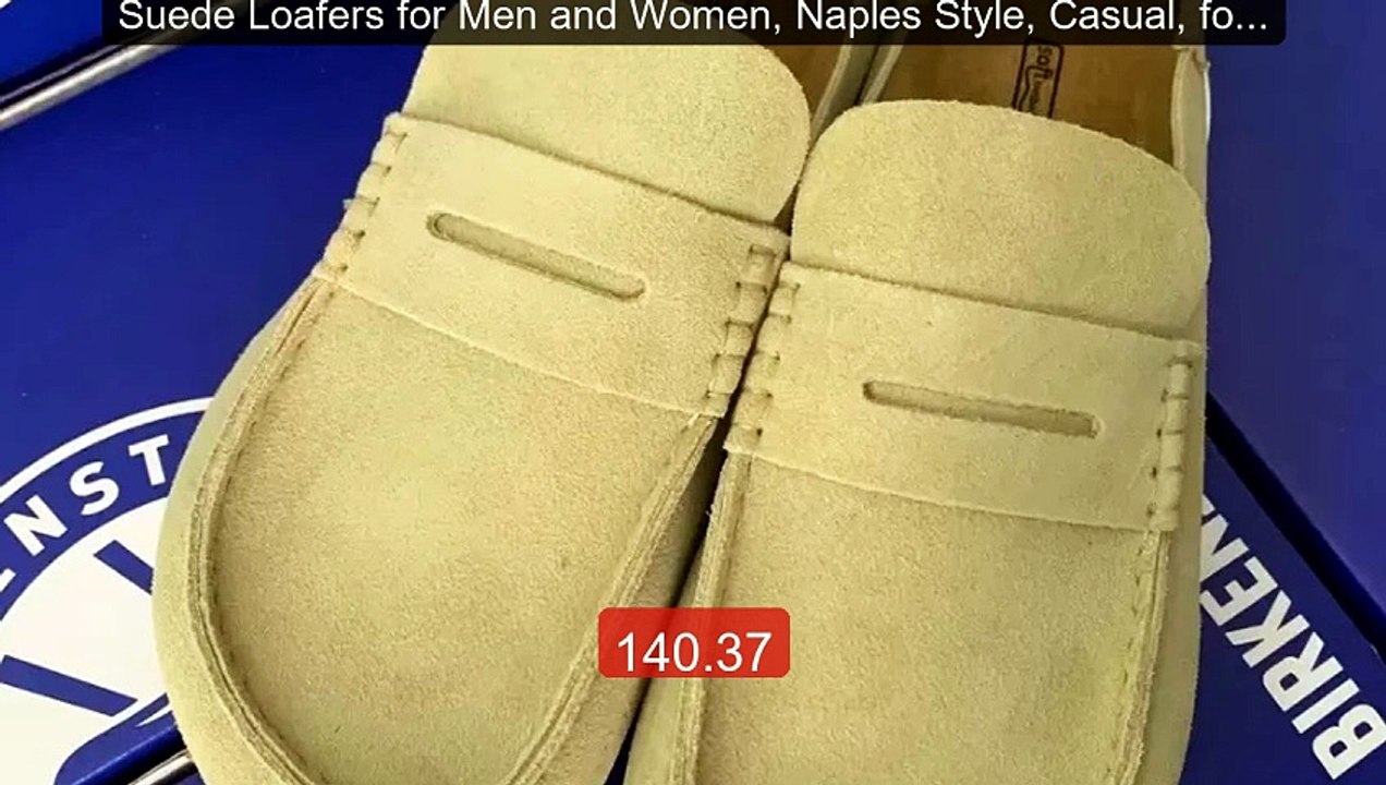 Suede Loafers for Men and Women, Naples Style, Casual, for Dri... -- Best Buy 2026 | Great Quality!