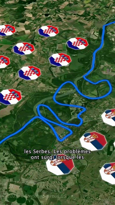 Mais pourquoi personne ne veut de ce morceau de terre  #croatie #serbie #geographie