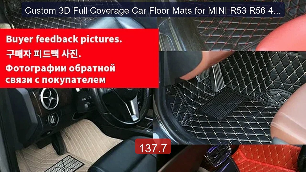 Custom 3D Full Coverage Car Floor Mats for MINI R53 R56 4 Seat... -- Hot Deal 2026 | Limited Offer!