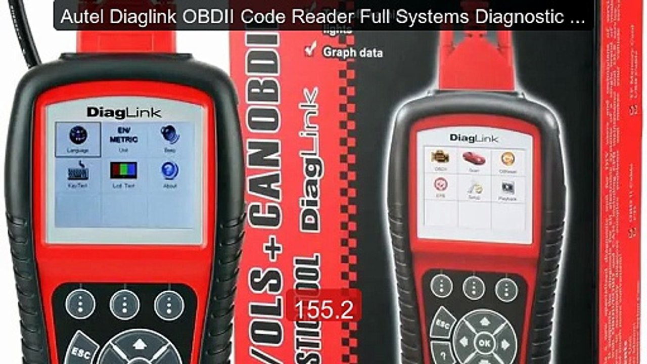 Autel Diaglink OBDII Code Reader Full Systems Diagnostic Scann... -- Best Buy 2026 | Great Quality!