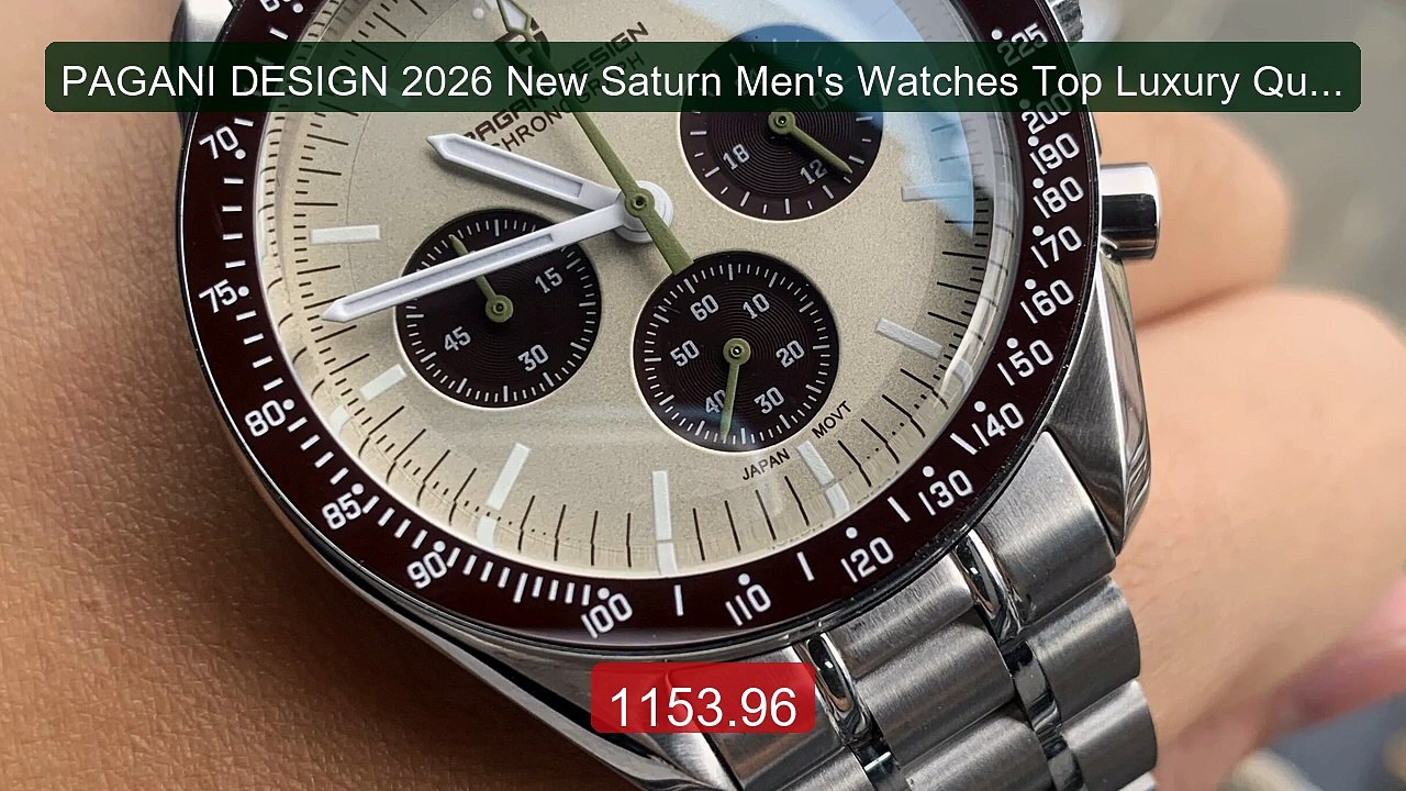 PAGANI DESIGN 2026 New Saturn Men's Watches Top Luxury Quartz ... -- Best Buy 2026 | Great Quality!