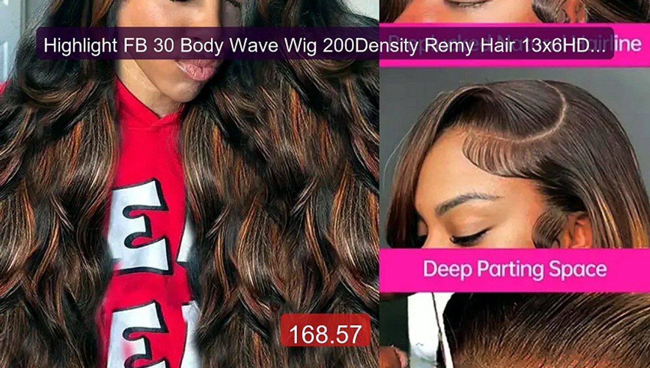 Highlight FB 30 Body Wave Wig 200Density Remy Hair 13x6HD Tran... -- Hot Deal 2026 | Limited Offer!