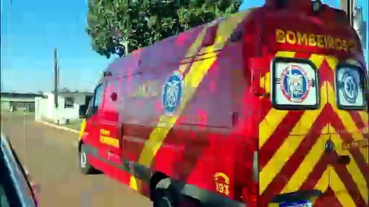 Queda de treliça deixa homem ferido durante desmontagem de estrutura para show em Cascavel