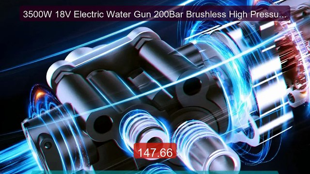 3500W 18V Electric Water Gun 200Bar Brushless High Pressure... Top Pick 2026 | Unbeatable Price!