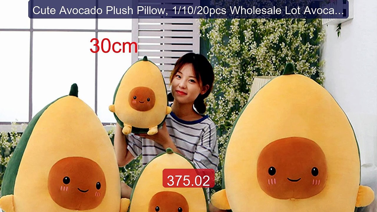 Cute Avocado Plush Pillow, 1/10/20pcs Wholesale Lot Avocado C... -- Amazing Value 2026 | Must Have!