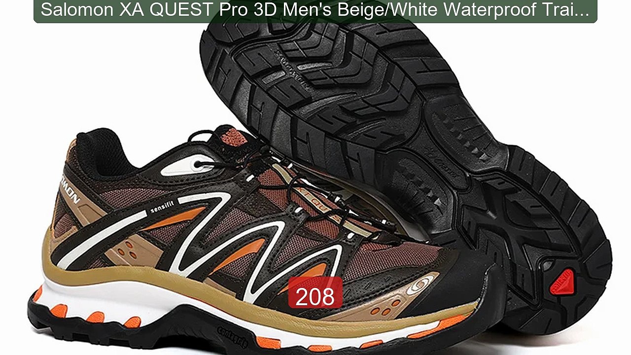 Salomon XA QUEST Pro 3D Men's Beige/White Waterproof Trail Run... -- Hot Deal 2026 | Limited Offer!