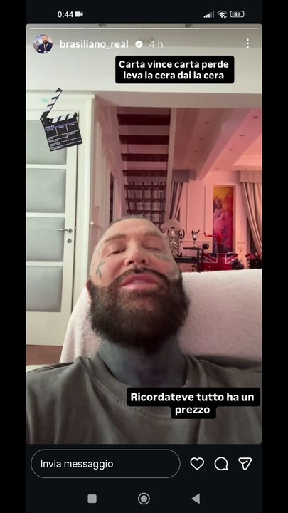 Brasiliano real story carta vince carta perde
