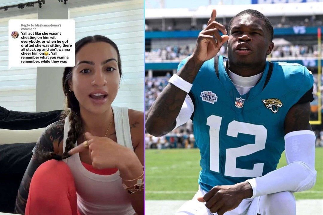 Travis Hunter’s wife Leanna Lenee shuts down cheating rumors with a video