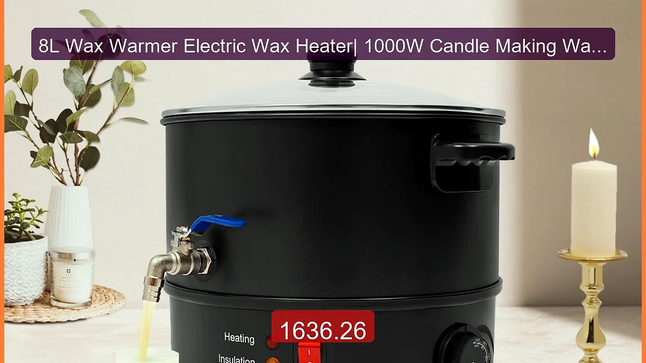 8L Wax Warmer Electric Wax Heater| 1000W Candle...