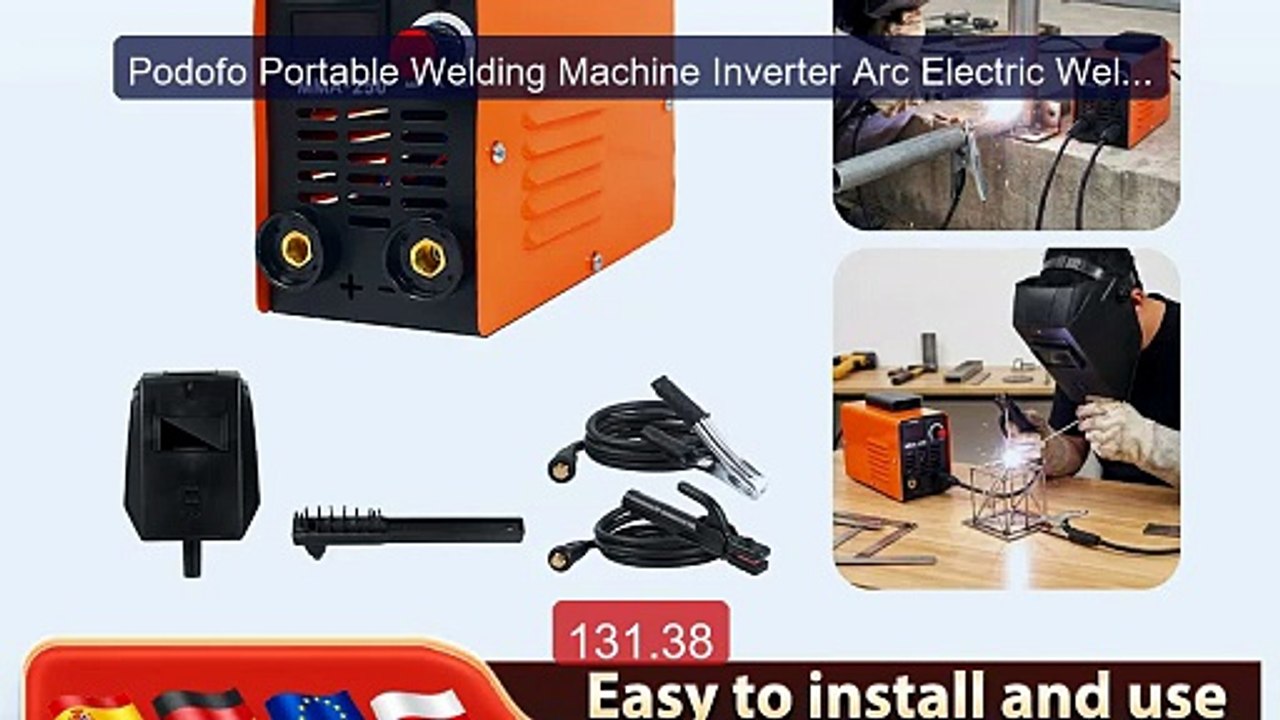 Podofo Portable Welding Machine Inverter Arc Electric Welder 2... -- Hot Deal 2026 | Limited Offer!